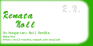 renata noll business card